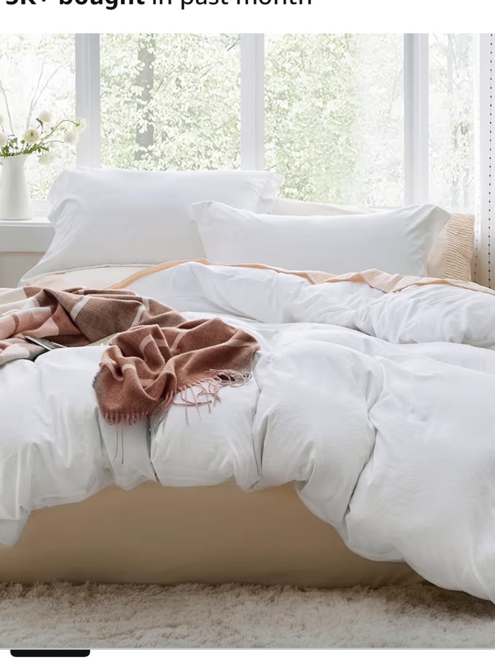 White King Duvet Cover Set – Soft Breathable Bedding